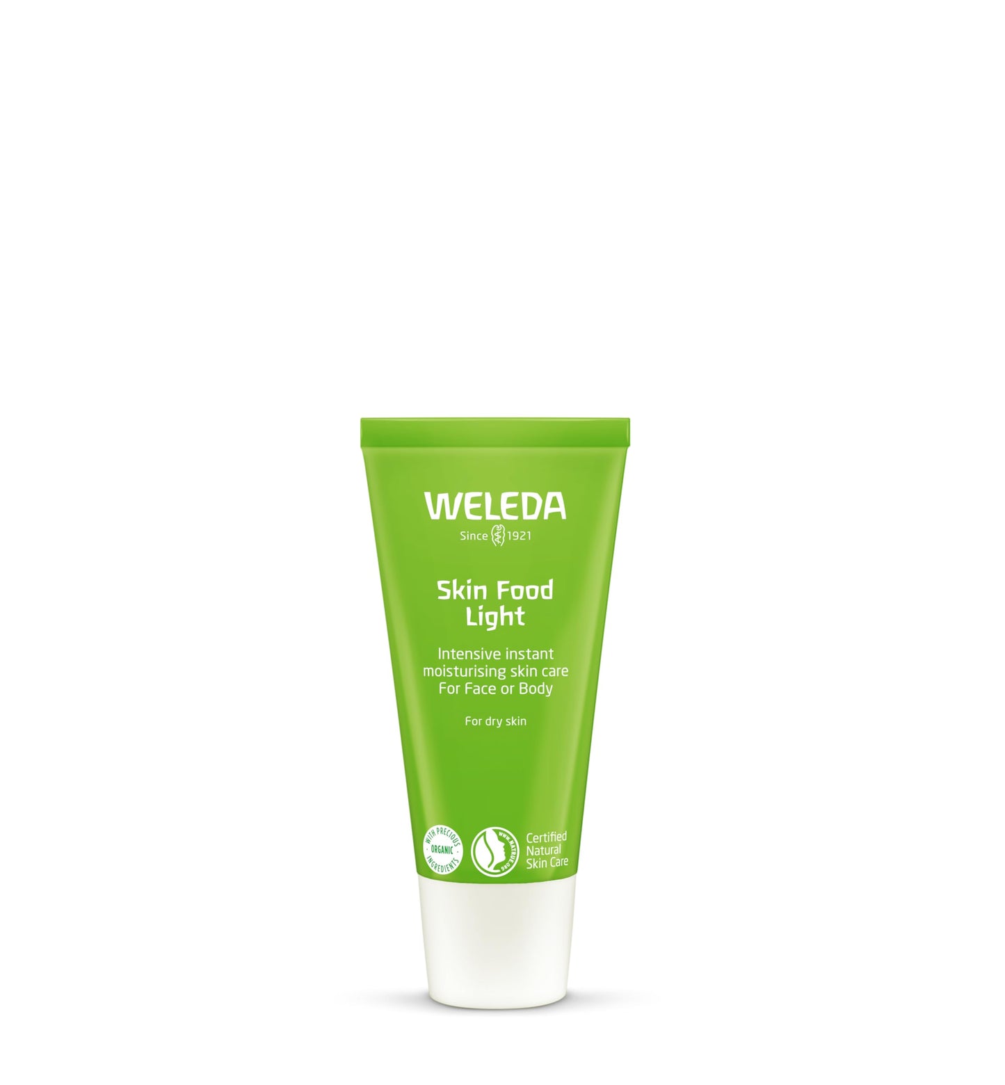 Weleda Skin Food Light, Dry Skin Moisturiser, Moisturising Cream & Primer, Face & Body, For Men & Women, Multiple Uses, 100% Certified Natural, Organic, 75ml