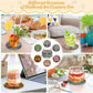 6 Pc Tree of Life Diamond Coasters Kit with Holder - 5D Art Coasters for Adults