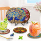 6 Pc Tree of Life Diamond Coasters Kit with Holder - 5D Art Coasters for Adults