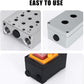 66 Pcs 10 Sizes Black Silicone Hole Plugs, Plastic Hole Plugs Set, Hole Seal Cov