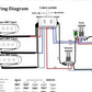 Electric Guitar Wiring Harness Kits for Strat Style Guitar Replacement, 2T1V Con
