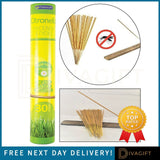CITRONELLA INCENSE STICKS OUTDOOR GARDEN ANTIMOSQUITO INSECT REPELLER FRAGRANCED
