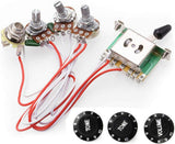 Electric Guitar Wiring Harness Kits for Strat Style Guitar Replacement, 2T1V Con